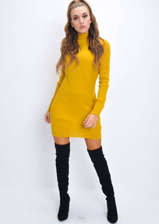 turtleneck-knit-bodycon-jumper-dress-mustard-yellow-vickie-lily-lulu-fashion-1.jpg